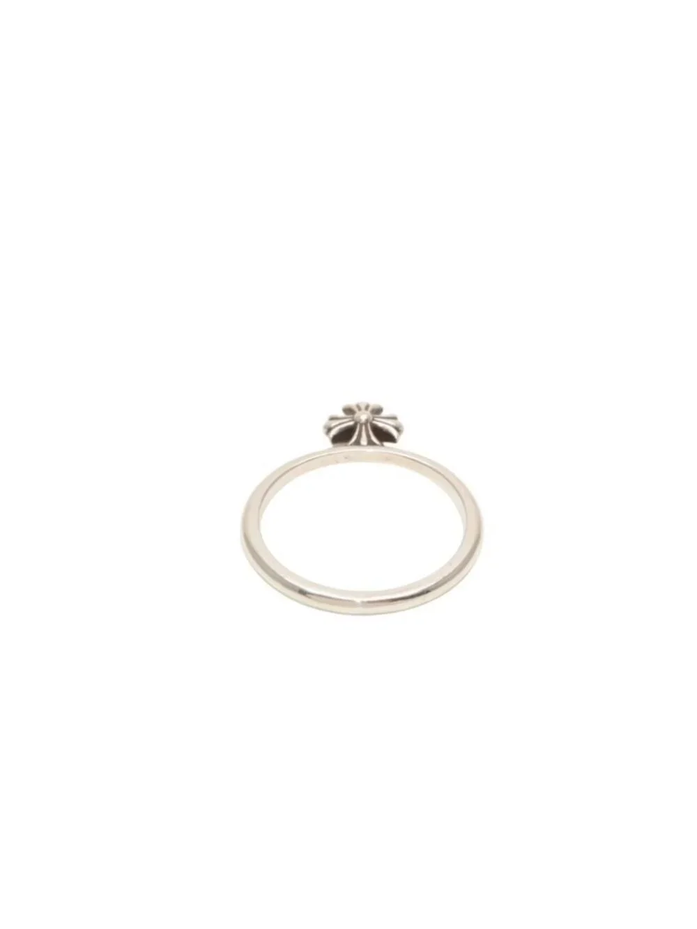 Chrome Hearts Bubble Gum Stand CH Plastic Sling Ring 925 Sterling Silver